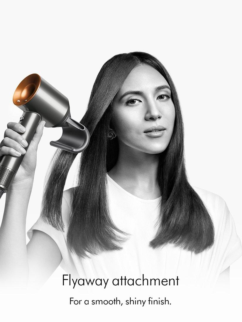 Product image 4 of 9, which shows Dyson Supersonic™ Straight+Wavy Hair Dryer, Prussian Blue