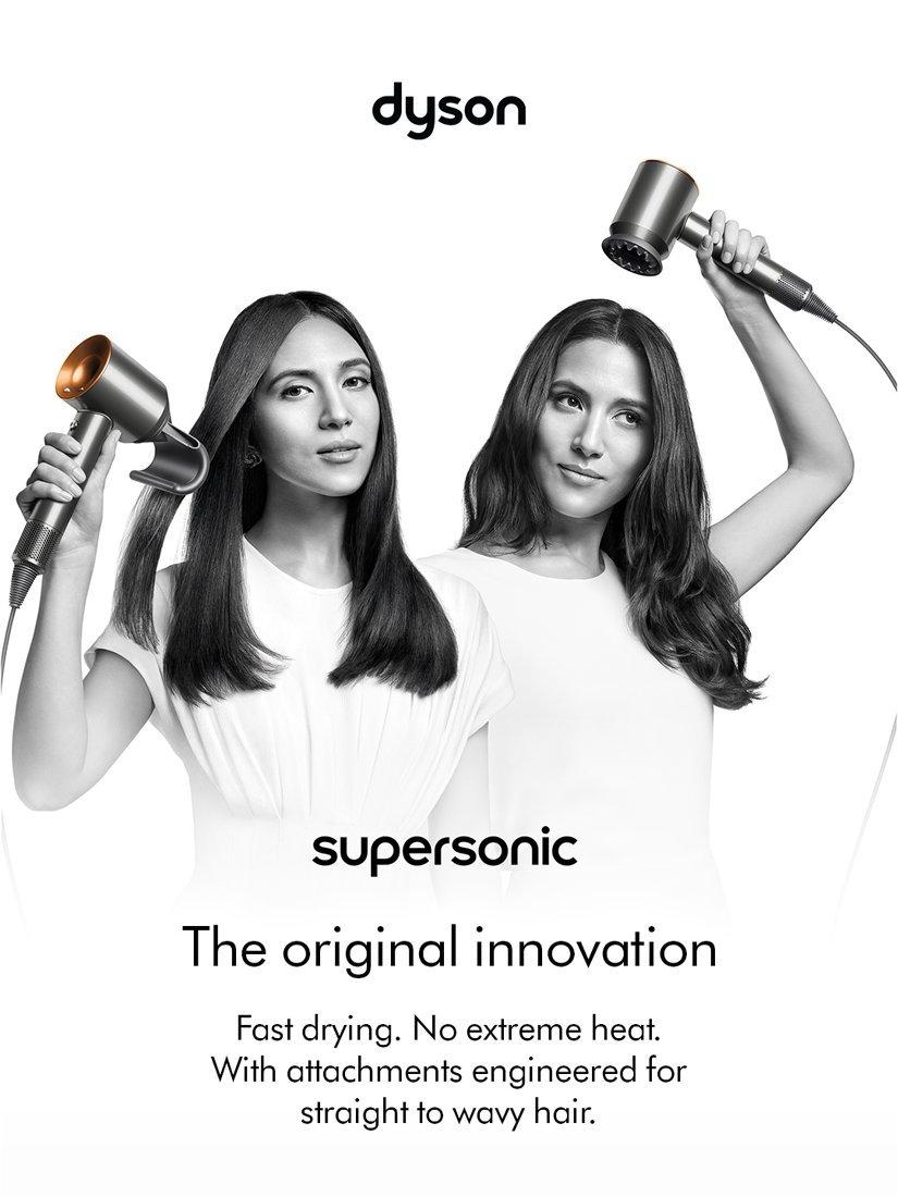 Product image 9 of 9, which shows Dyson Supersonic™ Straight+Wavy Hair Dryer, Prussian Blue