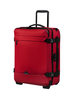 Samsonite Roadseeker 2-Wheel 55cm Duffel Backpack Cabin Case, 50L, Brick Red