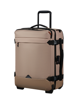 Samsonite Roadseeker 2-Wheel 55cm Duffel Backpack Cabin Case, 50L, Dune