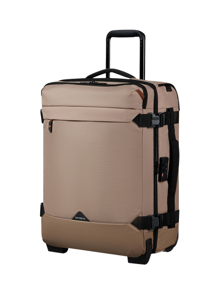 Samsonite Roadseeker 2-Wheel 55cm Duffel Backpack Cabin Case, 50L, Dune