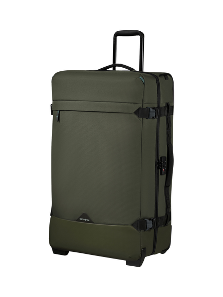 Samsonite Roadseeker 2-Wheel 79cm Large Duffel Suitcase, 115L, Dark Olive