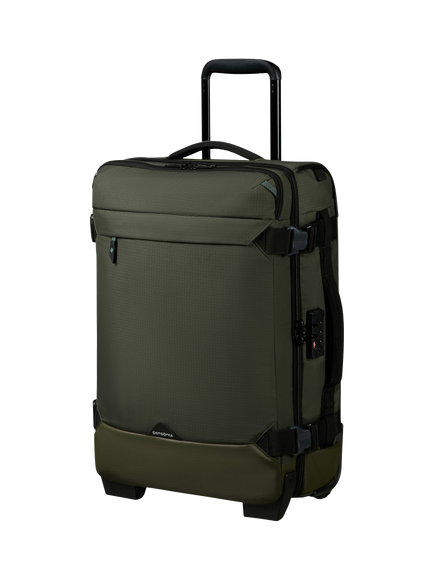 Samsonite Roadseeker 2-Wheel 55cm Duffel Cabin Case, 42L, Dark Olive