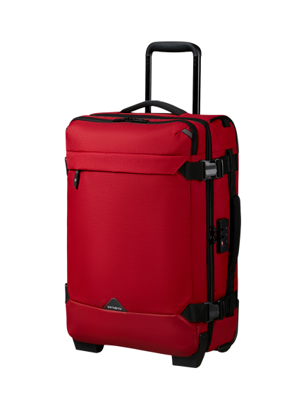 Samsonite Roadseeker 2-Wheel 55cm Duffel Cabin Case, 42L, Brick Red