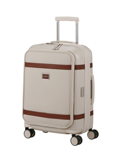 Samsonite Image 4-Wheel Spinner 55cm Expandable Easy Access Cabin Case, 41L, Ivory