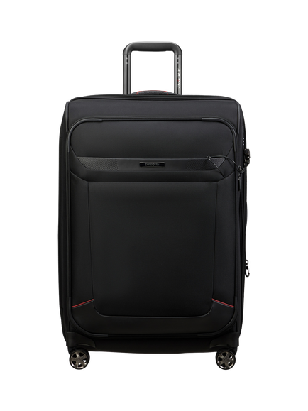 Samsonite Pro-DLX 6 TRVL 4-Wheel Spinner 67cm Expandable Medium Suitcase, 80L, Black - view 2, Black