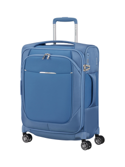 Samsonite Re-Lite 4-Wheel Spinner 55cm Expandable Cabin Case, 39L, Blue