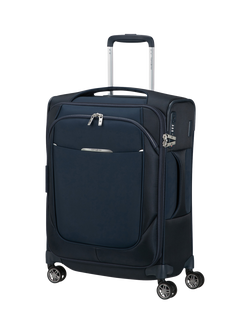 Samsonite Re-Lite 4-Wheel Spinner 55cm Expandable Cabin Case, 39L, Navy