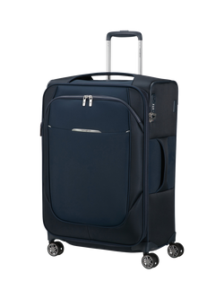 Samsonite Re-Lite 4-Wheel Spinner 67cm Expandable Medium Suitcase, 79L, Navy