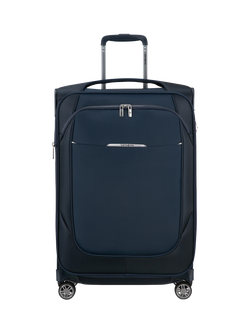 Samsonite Re-Lite 4-Wheel Spinner 67cm Expandable Medium Suitcase, 79L - view 2, Navy