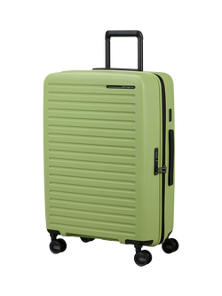 Samsonite Restackd Spinner 4-Wheel 68cm Expandable Medium Suitcase, Wasabi