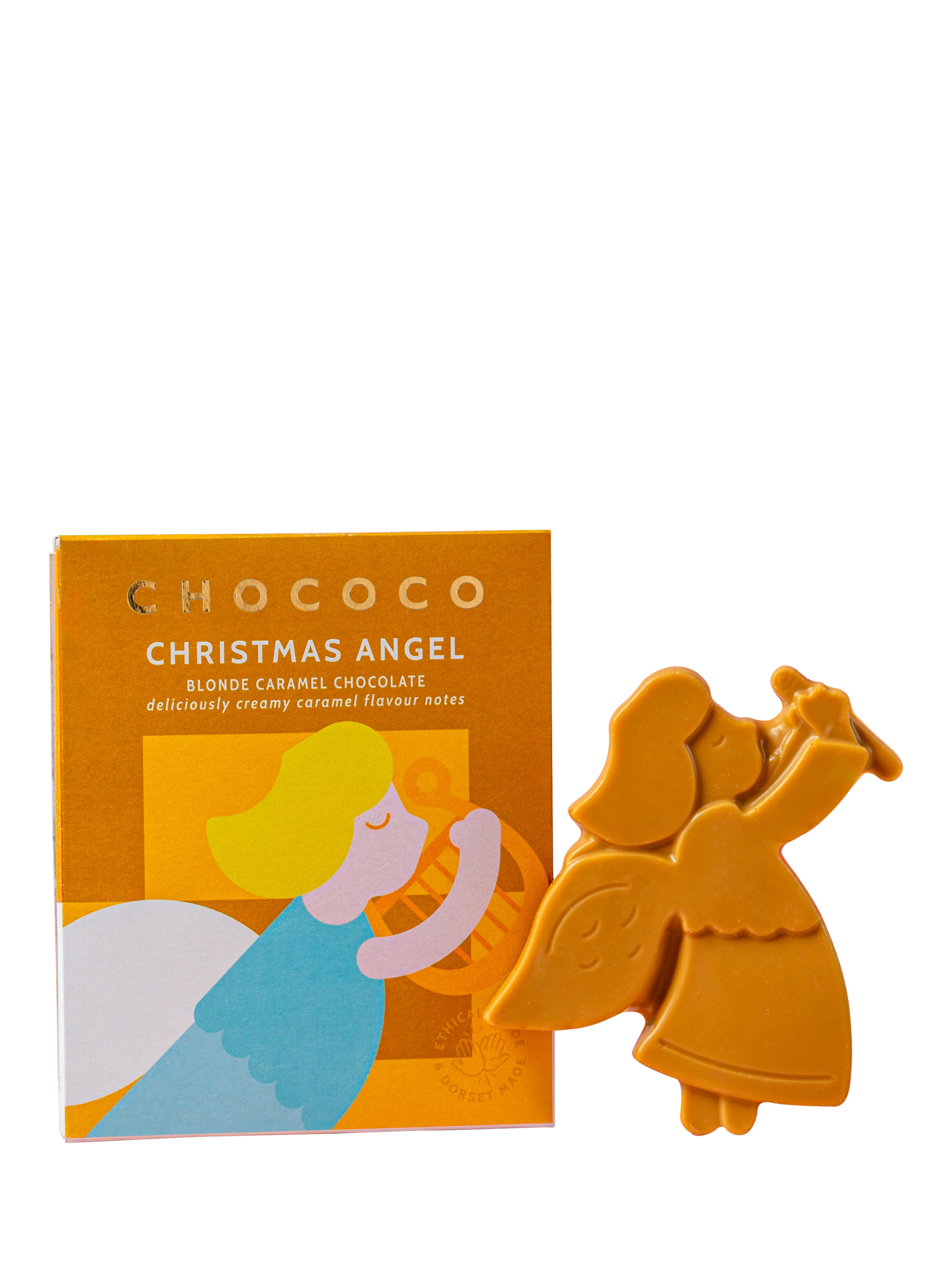 Chococo Blonde Chocolate Christmas Angel, 45g