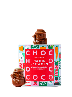 Chococo 47% Milk Chocolate Snowmen, 100g