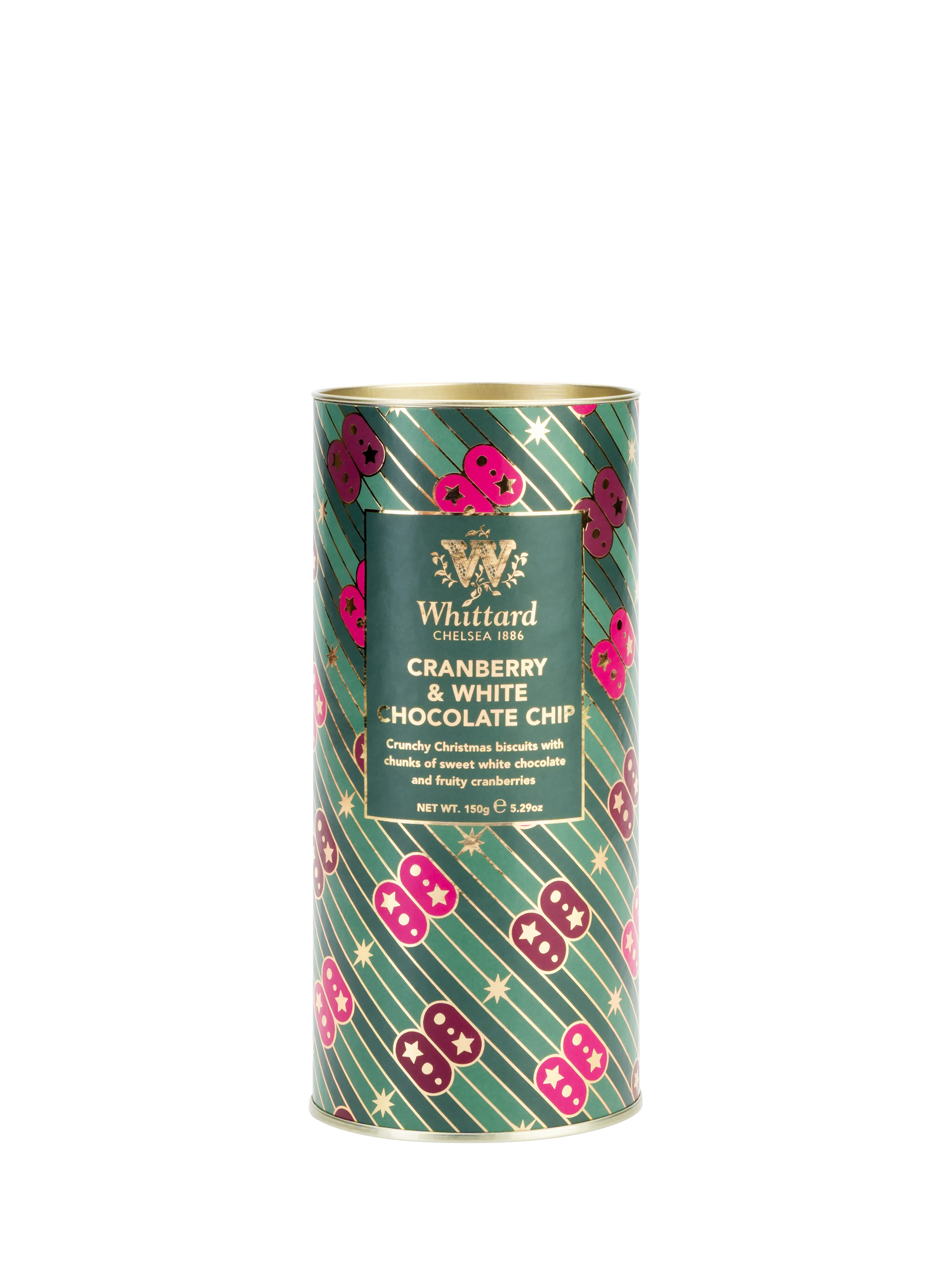 Whittard Cranberry & White Chocolate Biscuit, 199g