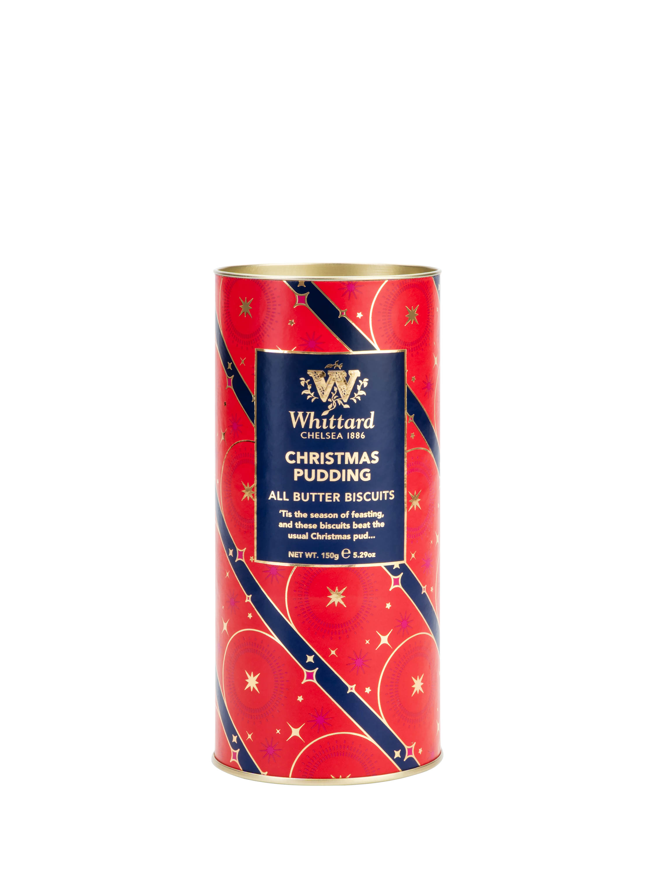 Whittard Christmas Pudding All Butter Biscuits, 150g