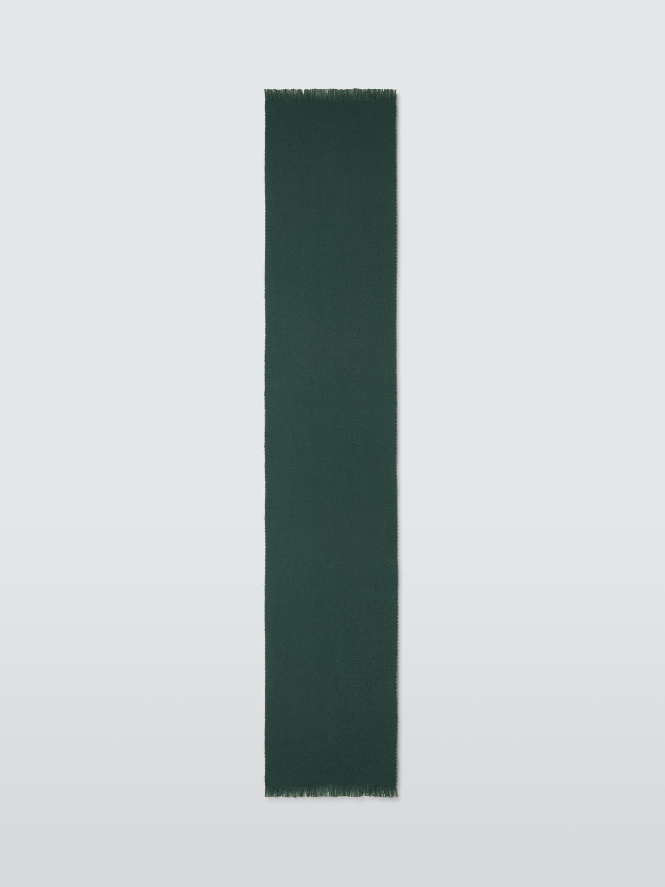 Product image 4 of 5, which shows John Lewis Twill Scarf, Dark Green