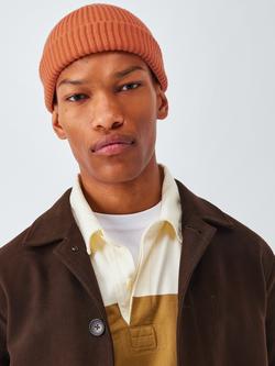 John Lewis Fisherman Beanie, Burnt Orange