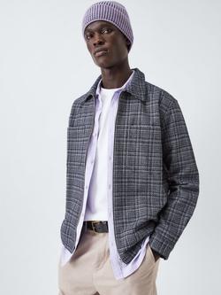 John Lewis Waffle Beanie, Purple Multi