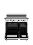 Bertazzoni Heritage Series HER95I2EXT 90cm Electric Range Cooker with Induction Hob, Stainless Steel