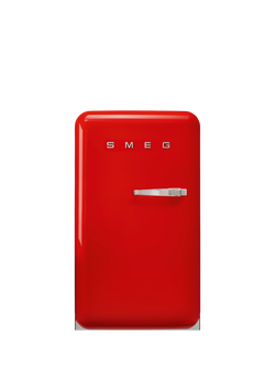 Smeg FAB10LRD6 Mini Fridge, Red, Red