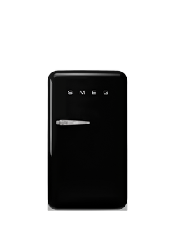 Smeg FAB10RBL6 Mini Fridge, Black, Black