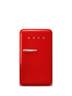 Smeg FAB10RRD6 Mini Fridge, Red, Red