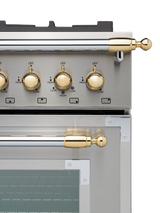 Bertazzoni Heritage Series Décor Set, Gold