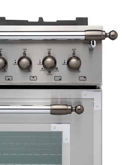 Bertazzoni Heritage Series Décor Set, Black, Black