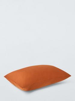 John Lewis ANYDAY Rectangular Velvet Cushion - view 2, Auburn