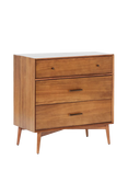 West Elm Mid-Century Wood 3 Drawer Chest, Acorn