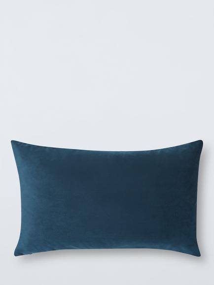 John Lewis Rectangular Velvet Cushion, Nightsky