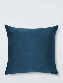 John Lewis ANYDAY Square Velvet Cushion, Nightsky