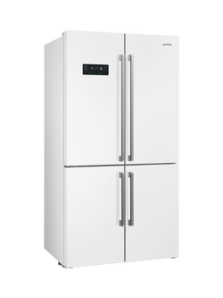 Smeg FQ60BDE Freestanding 70/30 Fridge Freezer, White, White