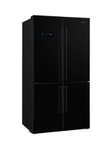 Smeg FQ60NDE Freestanding 70/30 Fridge Freezer, Black