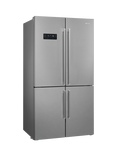Smeg FQ60XDE Freestanding 70/30 American Style Fridge Freezer, Stainless Steel
