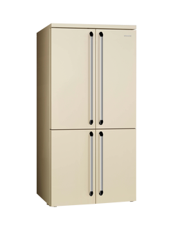 Smeg FQ960P6 Freestanding 70/30 Fridge Freezer, Cream, Cream