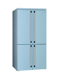 Smeg FQ960PB6 Freestanding 70/30 Fridge Freezer, Pastel Blue