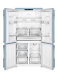 Smeg FQ960PB6 Freestanding 70/30 Fridge Freezer, Pastel Blue