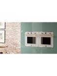 Bertazzoni Heritage Series F609HEREKTAG Built In Electric Single Oven, Ivory/Gold
