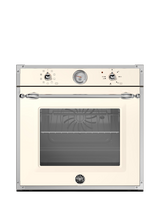 Bertazzoni Heritage Series F609HEREKTAX Built In Electric Single Oven, Ivory/Chrome