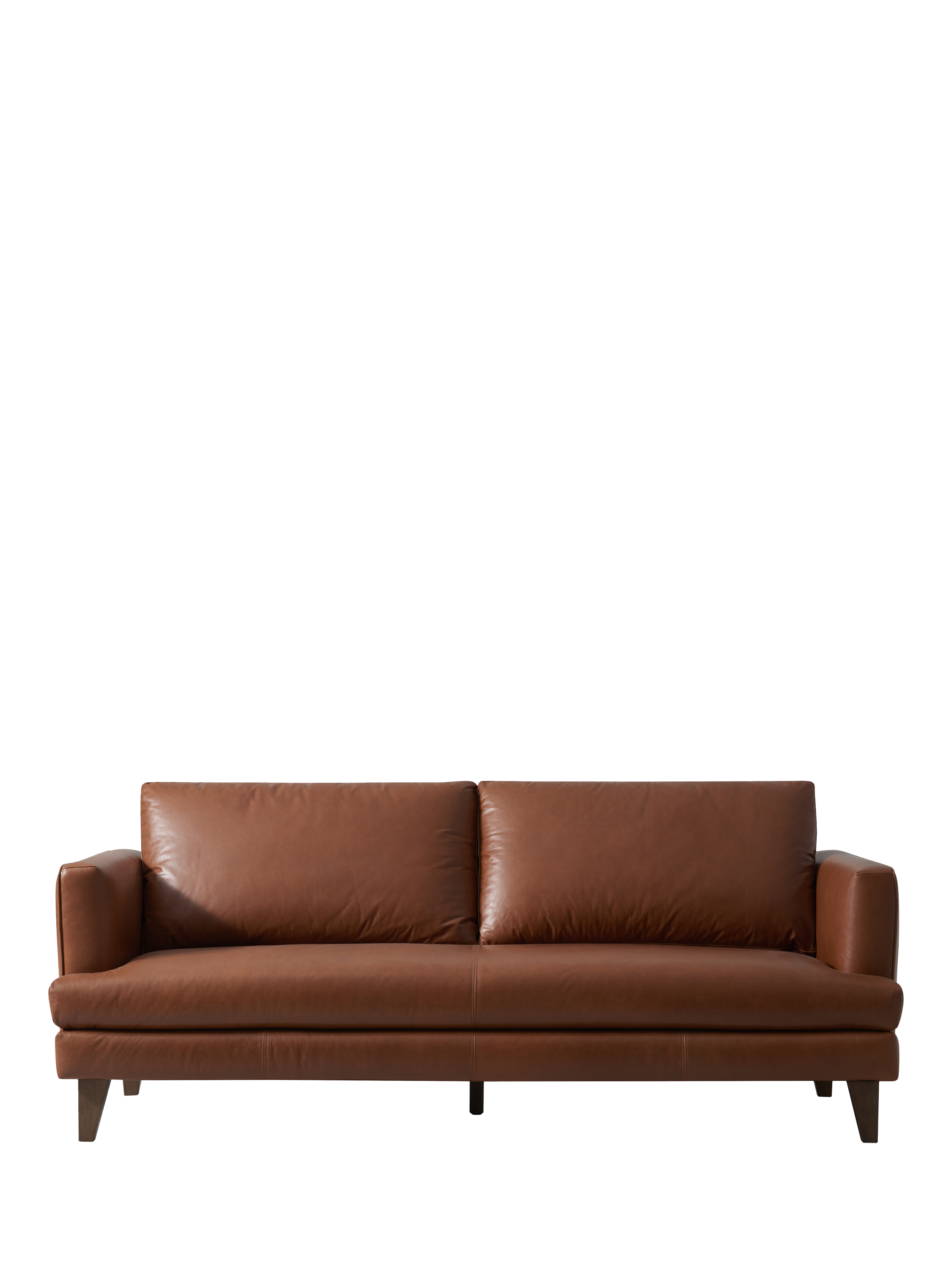 Regent Range, Halo Regent Large 3 Seater Leather Sofa, Riders Nut