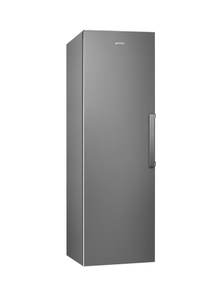 Smeg UKFF18EN2HX Freestanding Freezer, Stainless Steel, Stainless Steel