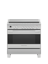 Fisher & Paykel OR90SDI6X1 90cm Freestanding Electric Self Cleaning Range Cooker with Induction Hob, Stainless Steel