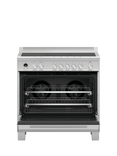 Fisher & Paykel OR90SDI6X1 90cm Freestanding Electric Self Cleaning Range Cooker with Induction Hob, Stainless Steel