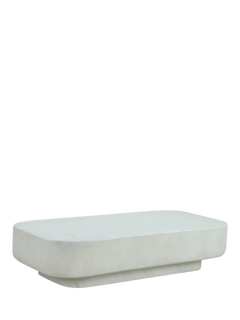 KETTLER Algiers Oblong Garden Coffee Table, Marble Effect