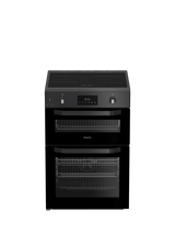 Hotpoint HDE6IDC2SA Freestanding Induction Hob Cooker, Anthracite