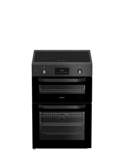 Hotpoint HDE6IDC2SA Freestanding Induction Hob Cooker, Anthracite, Anthracite