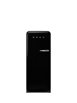 Smeg FAB28LBL6UK Freestanding Fridge, Black, Black