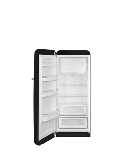 Smeg FAB28LBL6UK Freestanding Fridge, Black - view 2, Black