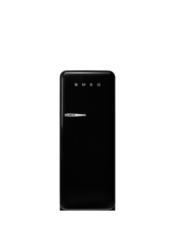 Smeg 50's Style FAB28R Freestanding Fridge with Ice Box, Right-Hand Hinge, Black